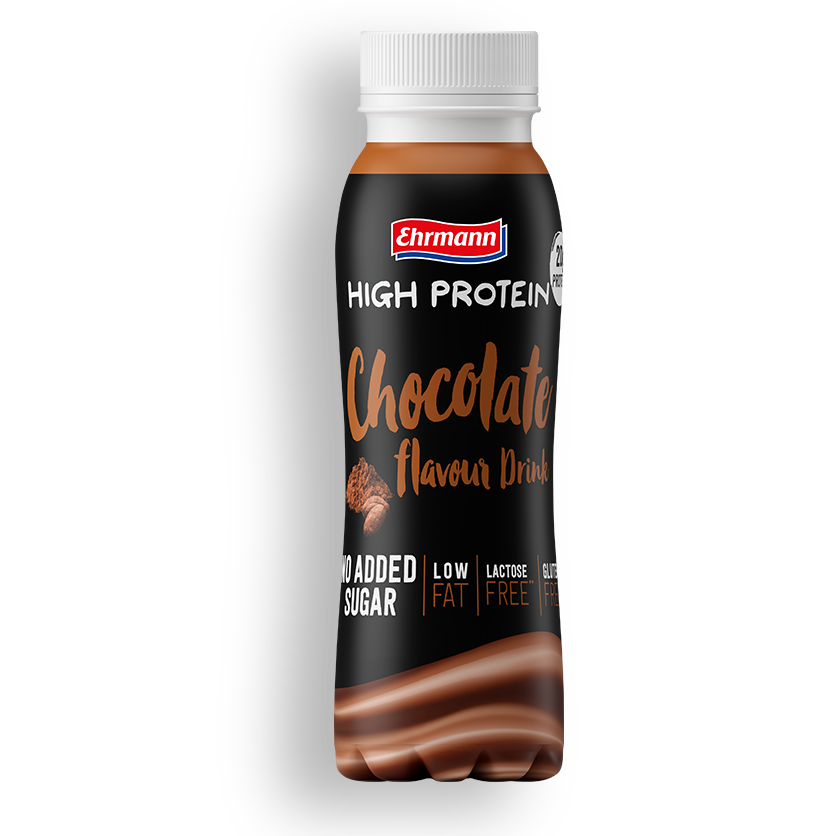 04002971328509_High Protein Drink_High Protein Drinks 250 ml_Schoko_DE_FI_SE_NO_NL_CZ_SK_IT_ES_PT_FR_front_836x836px Ehrmann High Protein Drink Chocolate 250ml